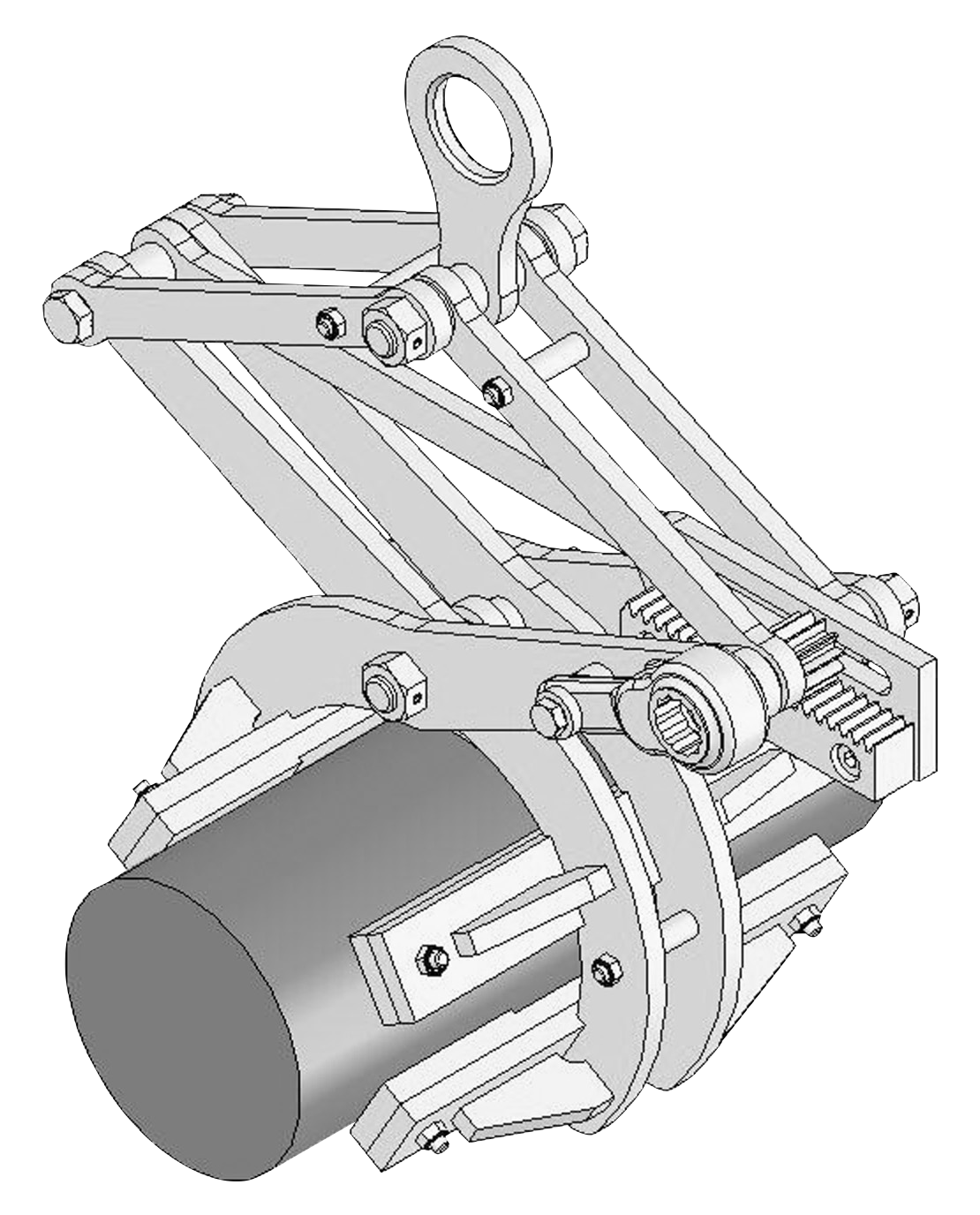 ネツレン RW-S型 レール吊りクランプ 使用荷重1TON