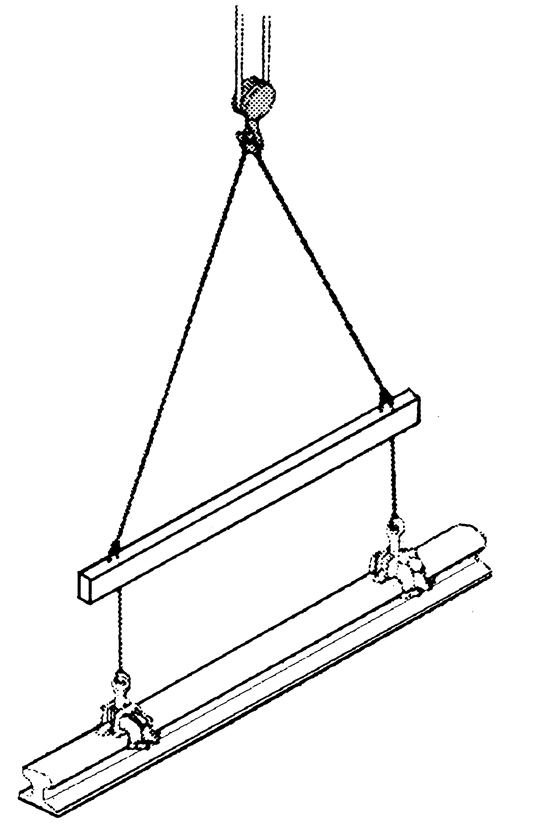 ネツレン RW-S型 レール吊りクランプ 使用荷重1TON